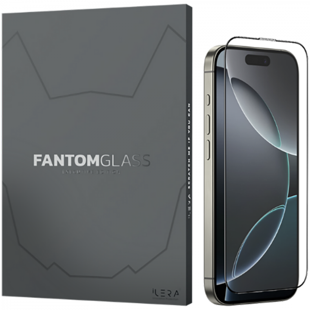 Szkło ochronne iLera Fantom Glass do iPhone 16 Pro przezroczyste