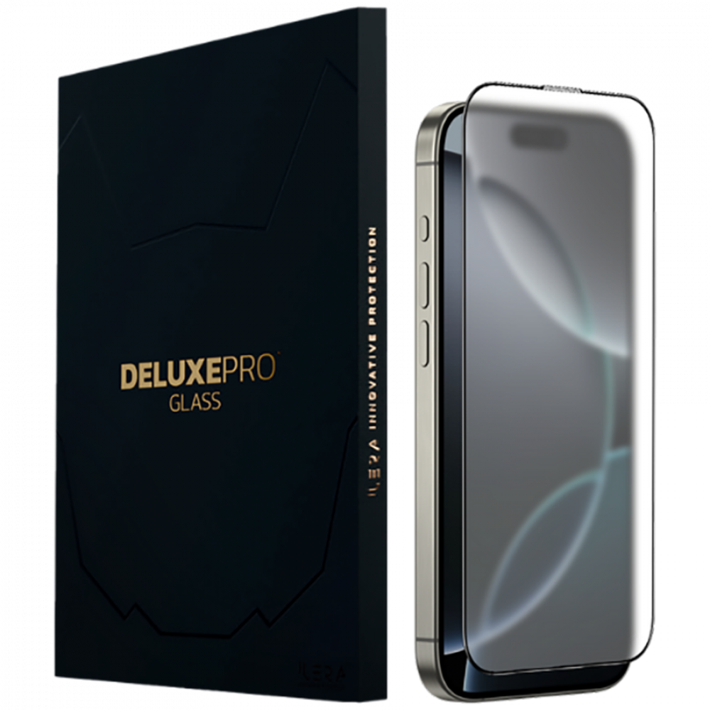 Szkło ochronne do iPhone 16 DeLuxe iLera ultracienkie przezroczyste