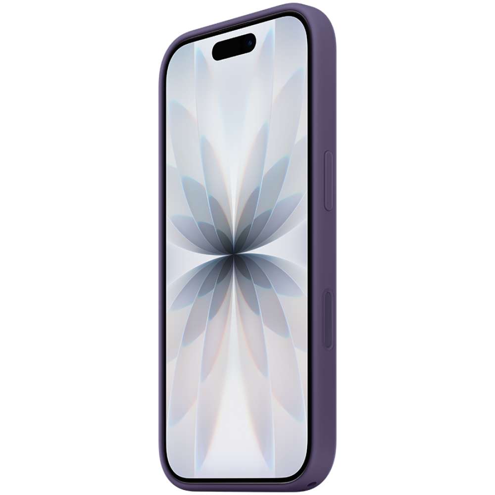 MagSafe Silicone Case for iPhone 17, Purple Fog, Model A3558