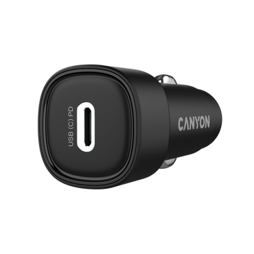 CANYON Ładowarka samochodowa OnDrive 30 PD 30W USB C czarna