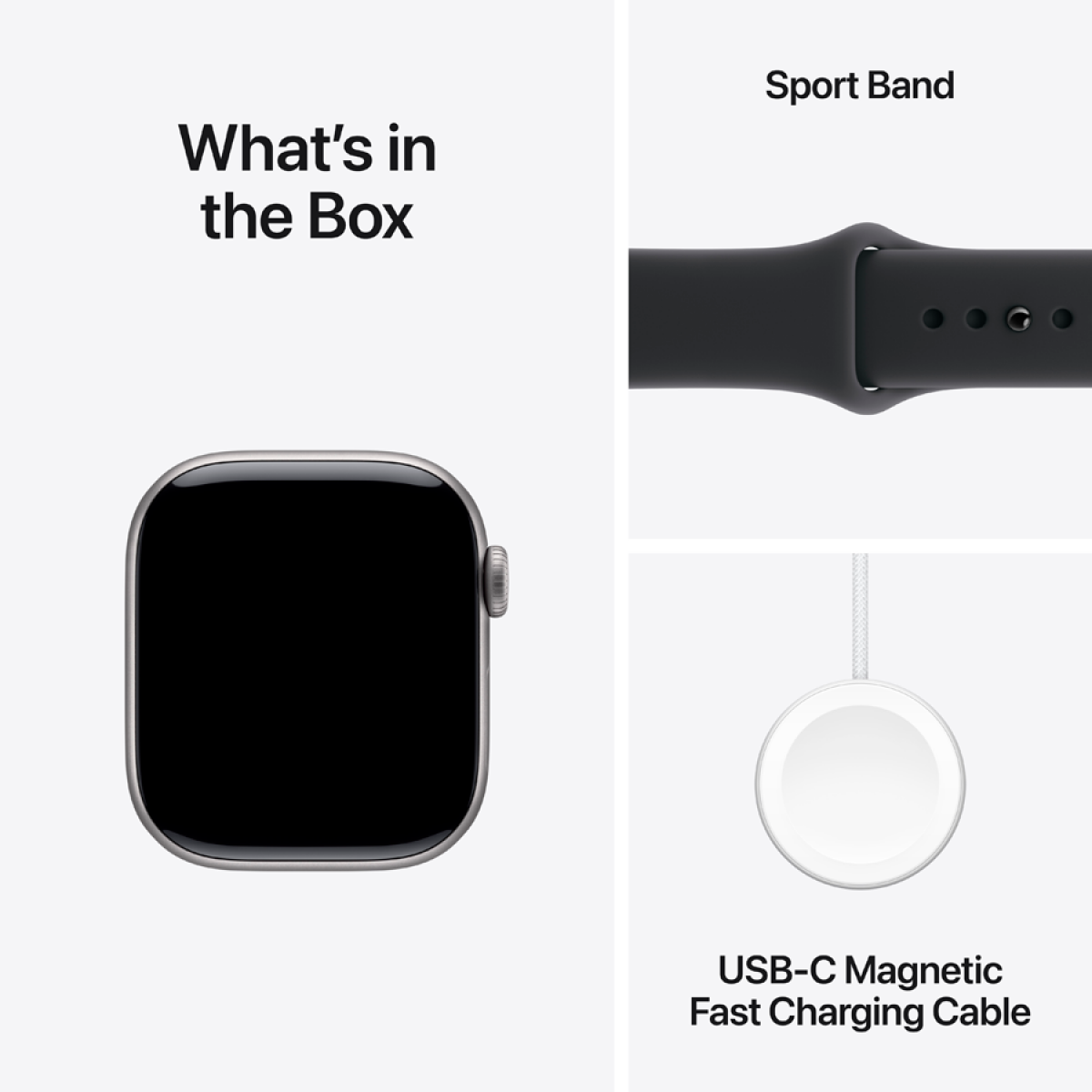 Apple Watch Series 11 GPS 42 mm Space Grey Aluminum with Black Sport Band