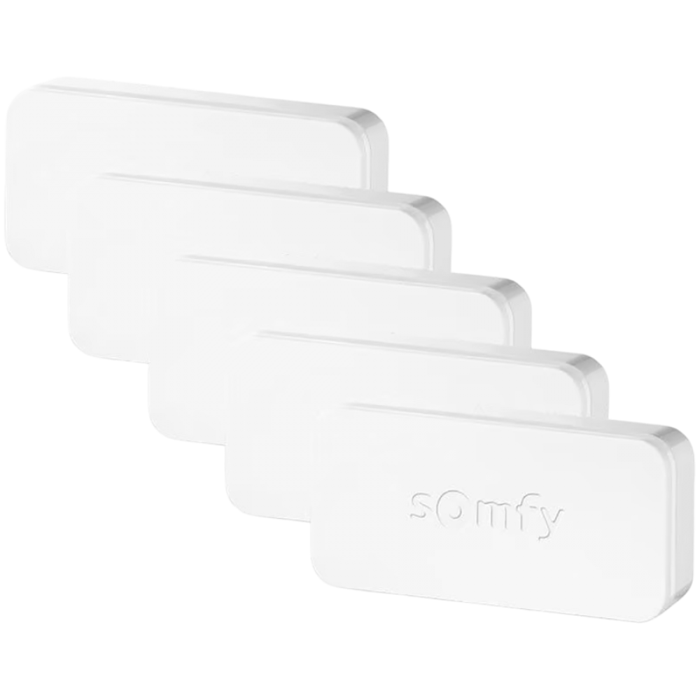SOMFY IntelliTAG Vibrations-/Öffnungssensor für Türen und Fenster, 5 Stk.