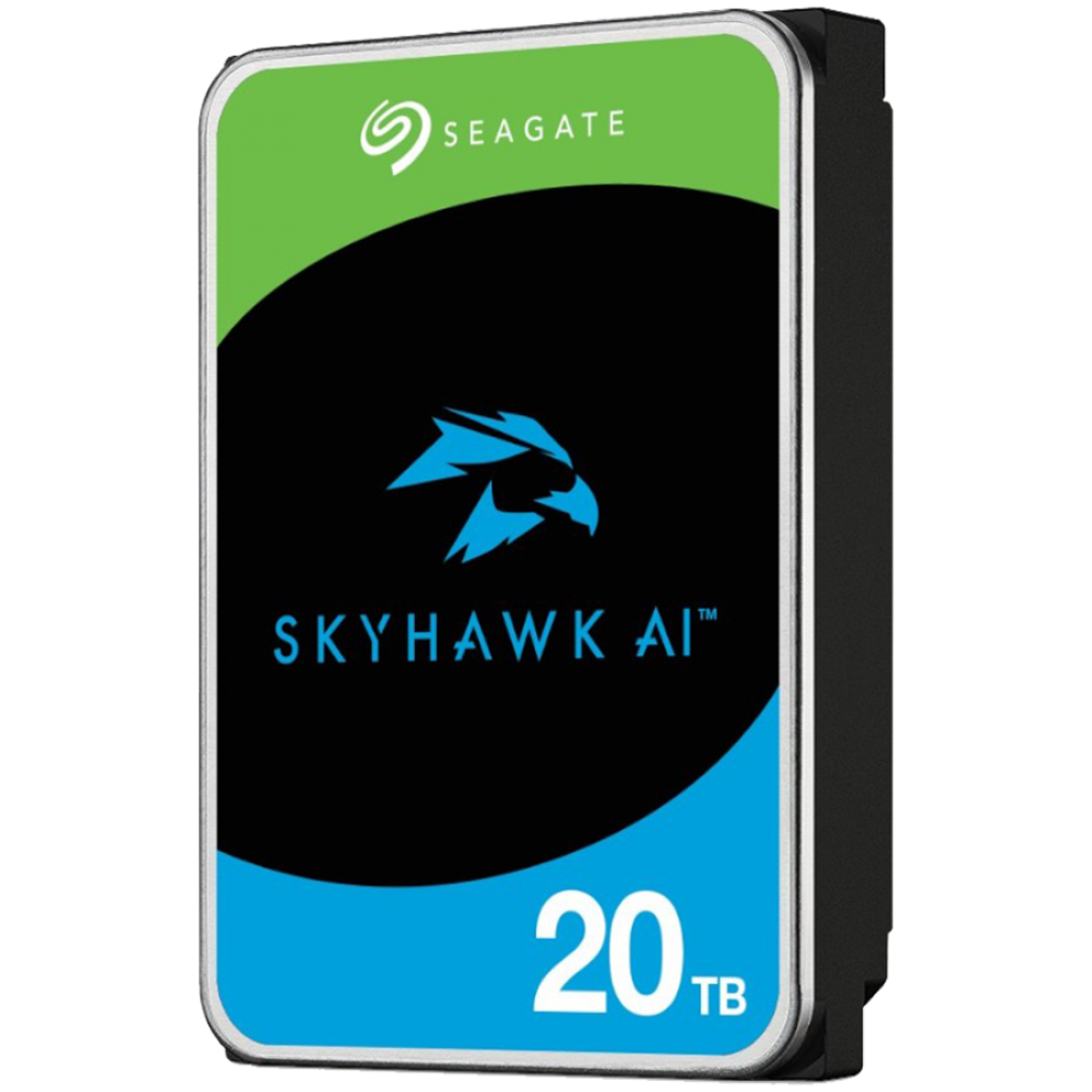 Interne HDD SEAGATE SkyHawk AI 20 TB 3,5" SATA III schwarz
