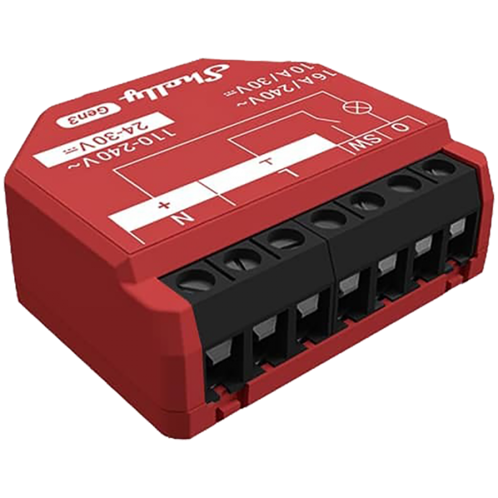 Smart Switch with Power Metering Shelly 1PM Gen3