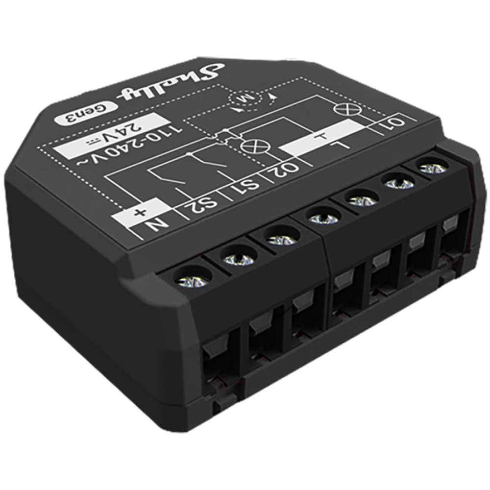 Shelly 2PM Gen3 Smart Switch with Power Metering
