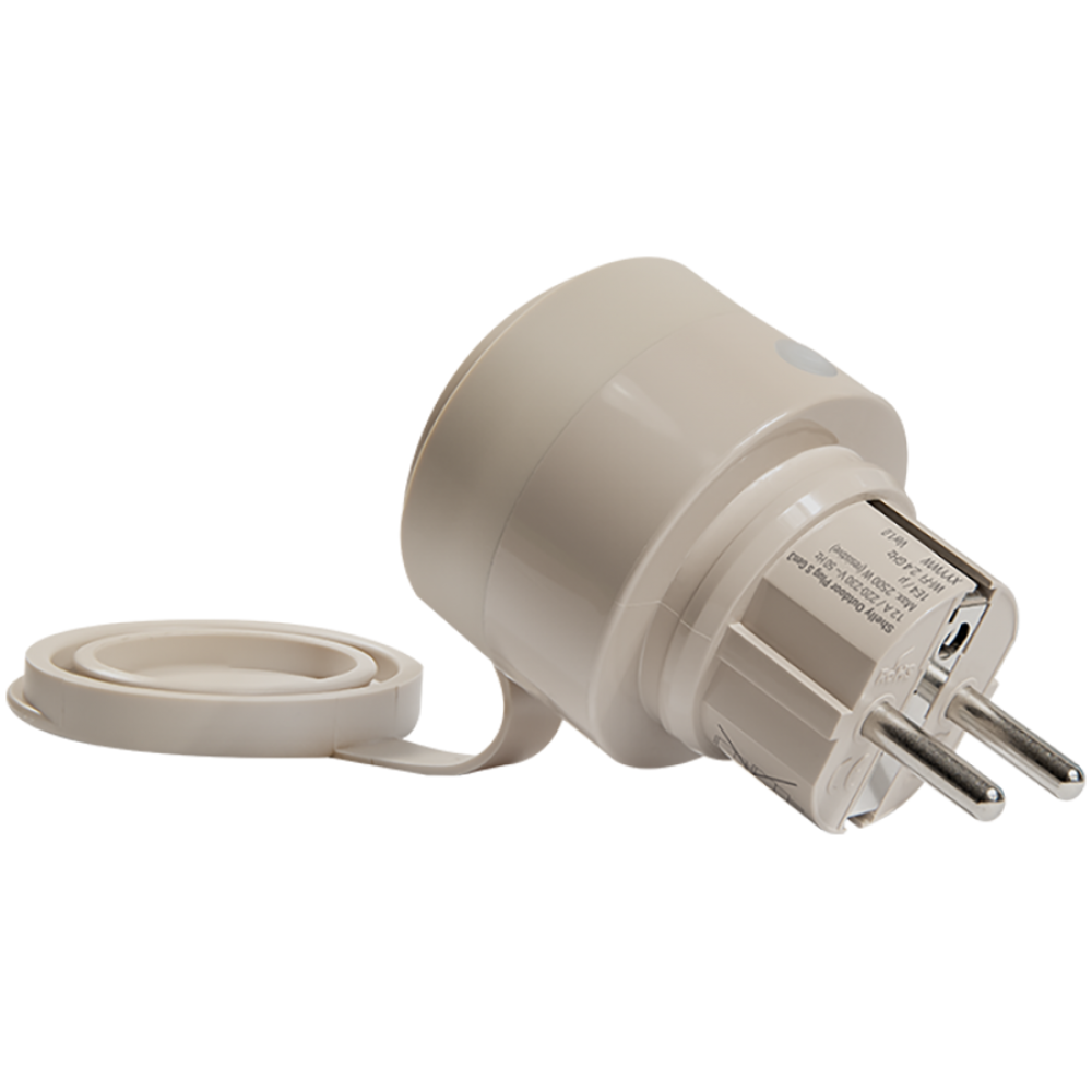 External Smart Socket Shelly Outdoor Plug S Gen3 mocha