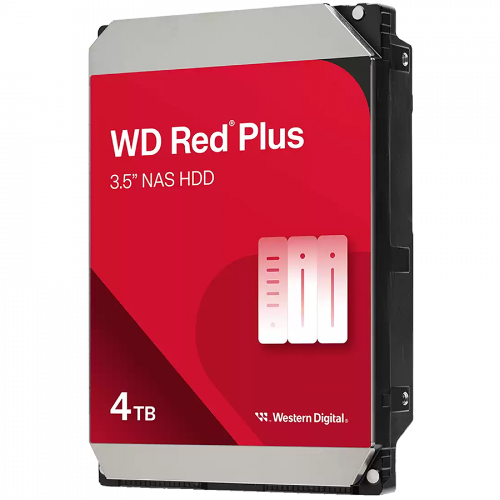 WD Red Plus 4 TB 3.5" SATA III Red Hard Drive
