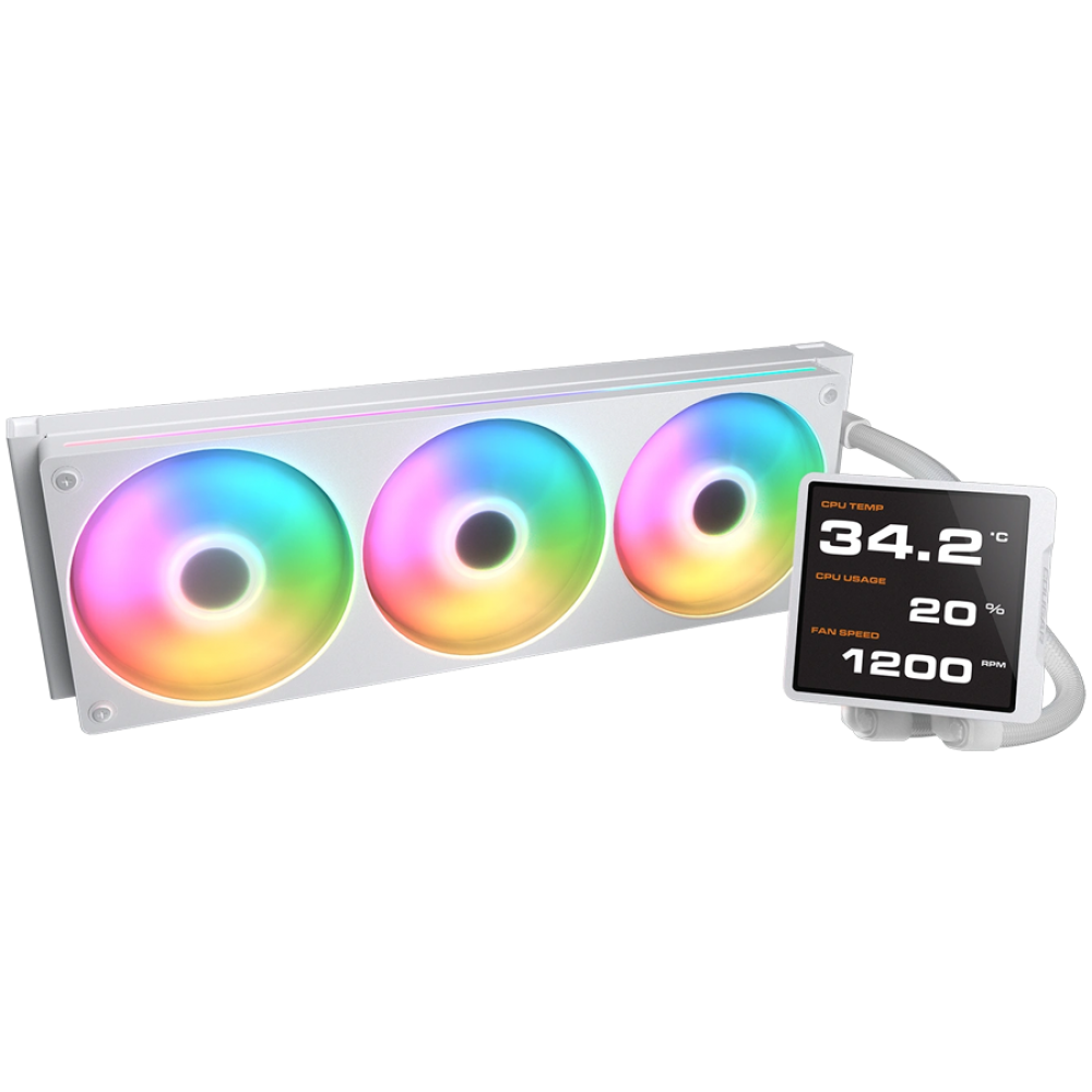 CPU Water Cooling COUGAR Poseidon Vistek Pro ARGB 360 White