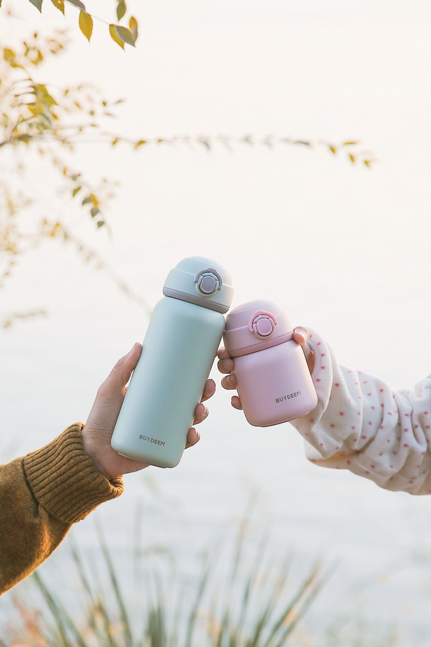 Buydeem TAN200 Pink Pastel 200 ml Kids Thermal Bottle