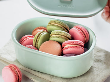 Buydeem CT3007 500ml Ceramic Food Container Pastel Green