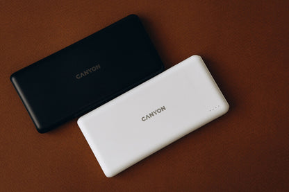 Powerbank 10000 mAh PD 18W QC 3.0 20W Canyon PB-109 biały