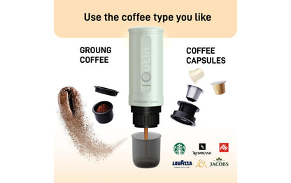 Tragbare Kaffeemaschine Buydeem OutIn OTEM 01 90 W grün