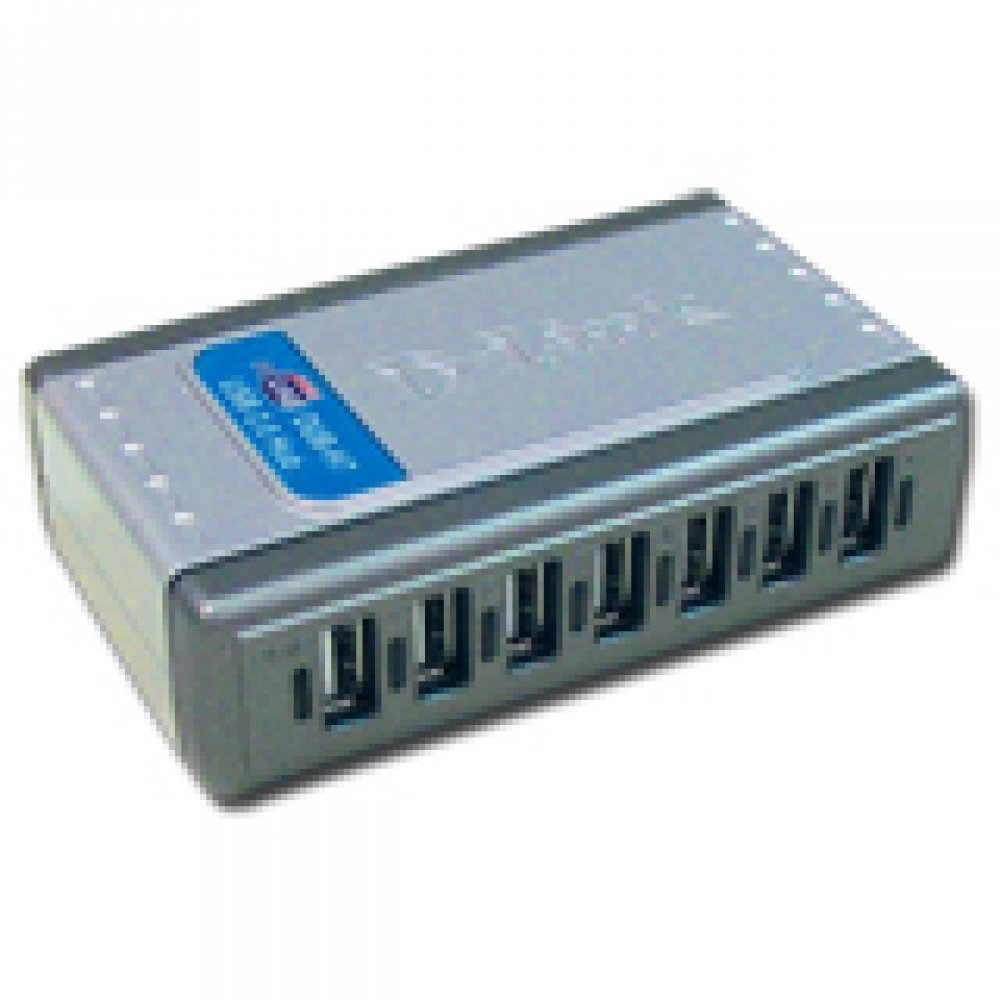 D LINK DUB H7/E USB-Hub Grau