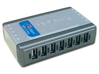 D LINK DUB H7/E USB-Hub Grau