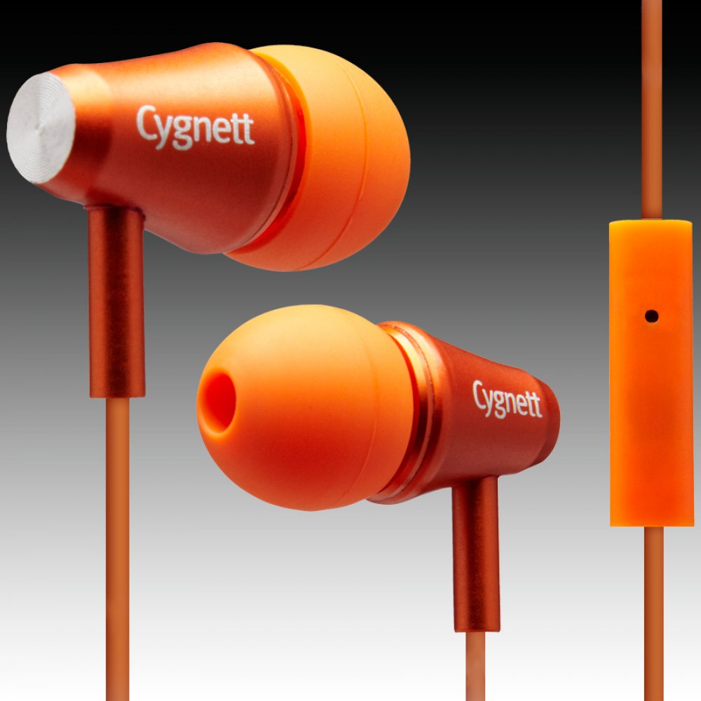 CYGNETT Fusion II Orange Headphones