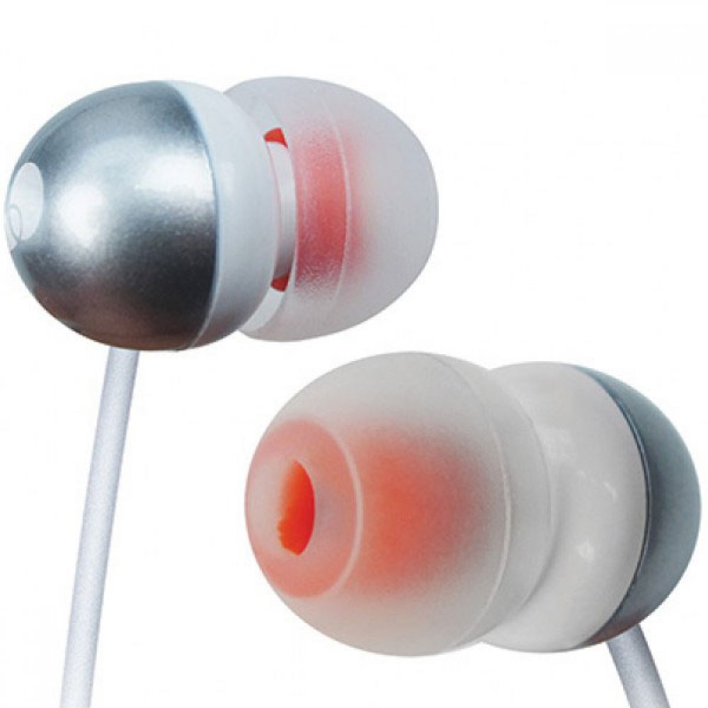CYGNETT SpaceBuds Headphones Silver and White