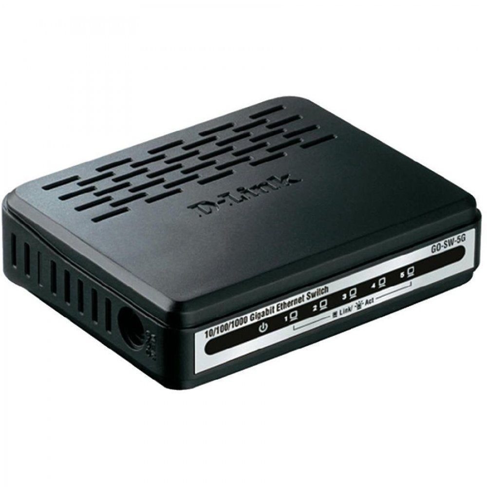 D LINK 5-port 10 Gbps desktop switch black