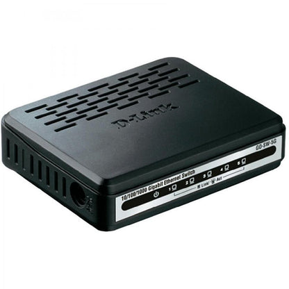 D LINK 5-port 10 Gbps desktop switch black