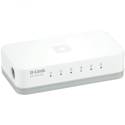 D-LINK 5-port external RJ-45 switch white