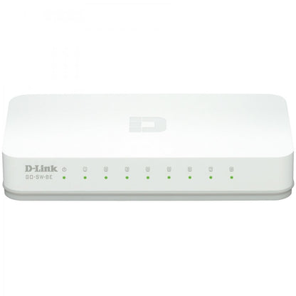 Switch D-LINK mit 8 Ports, extern, weiß