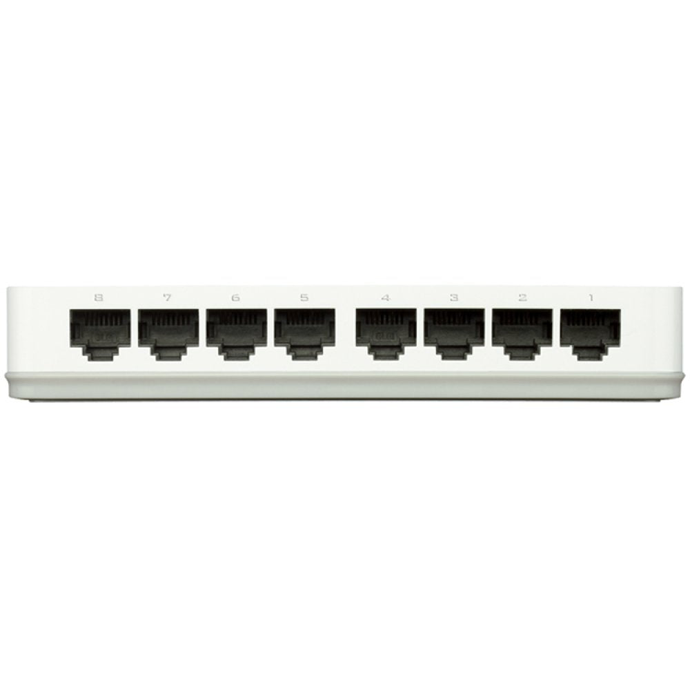 Switch D-LINK mit 8 Ports, extern, weiß