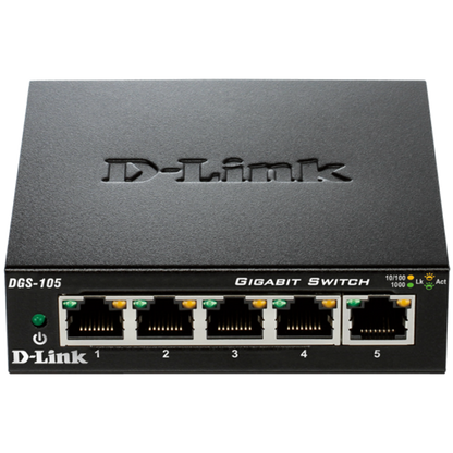 D-LINK 5-port 1 Gbit/s unmanaged external switch, black