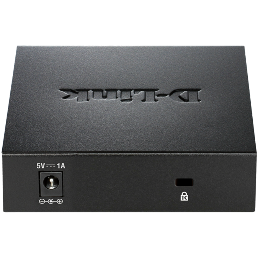 D-LINK 5-port 1 Gbit/s unmanaged external switch, black