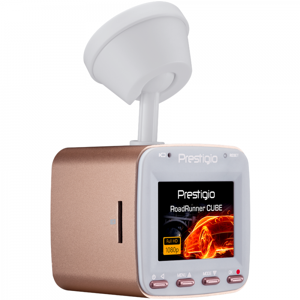 PRESTIGIO RoadRunner CUBE FHD 1920x1080 PKW-Videorekorder Roségold