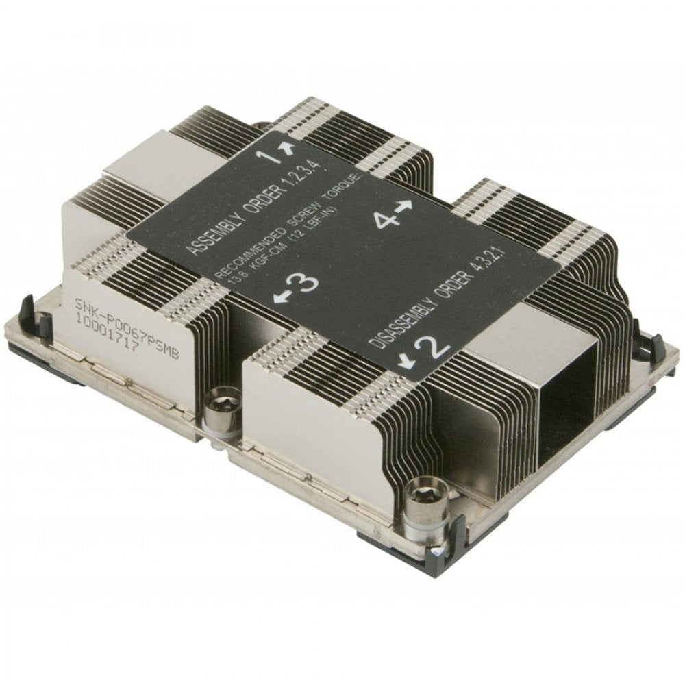 Supermicro SNK-P0067PSMB 1U Passive CPU Cooler