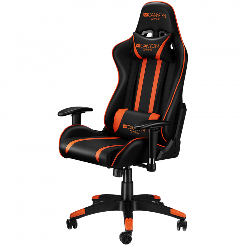 Canyon GC-3 Ergonomic Gaming Chair with Lumbar Support, Orange