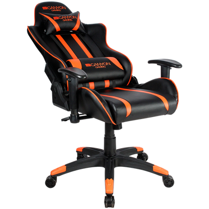 Canyon GC-3 Ergonomic Gaming Chair with Lumbar Support, Orange