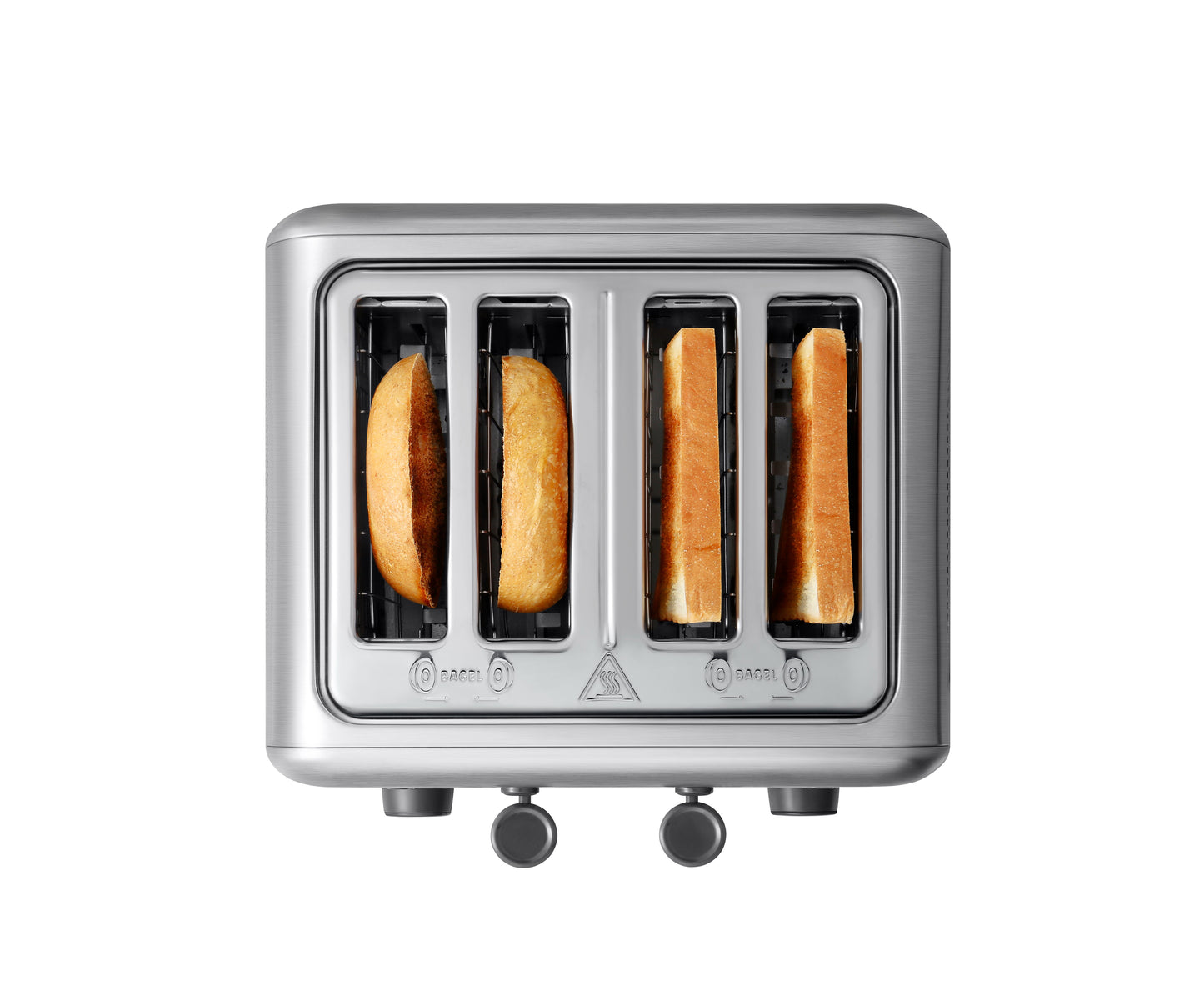 Toaster Buydeem DT640E 4 Scheiben Edelstahl mit Auftaufunktion