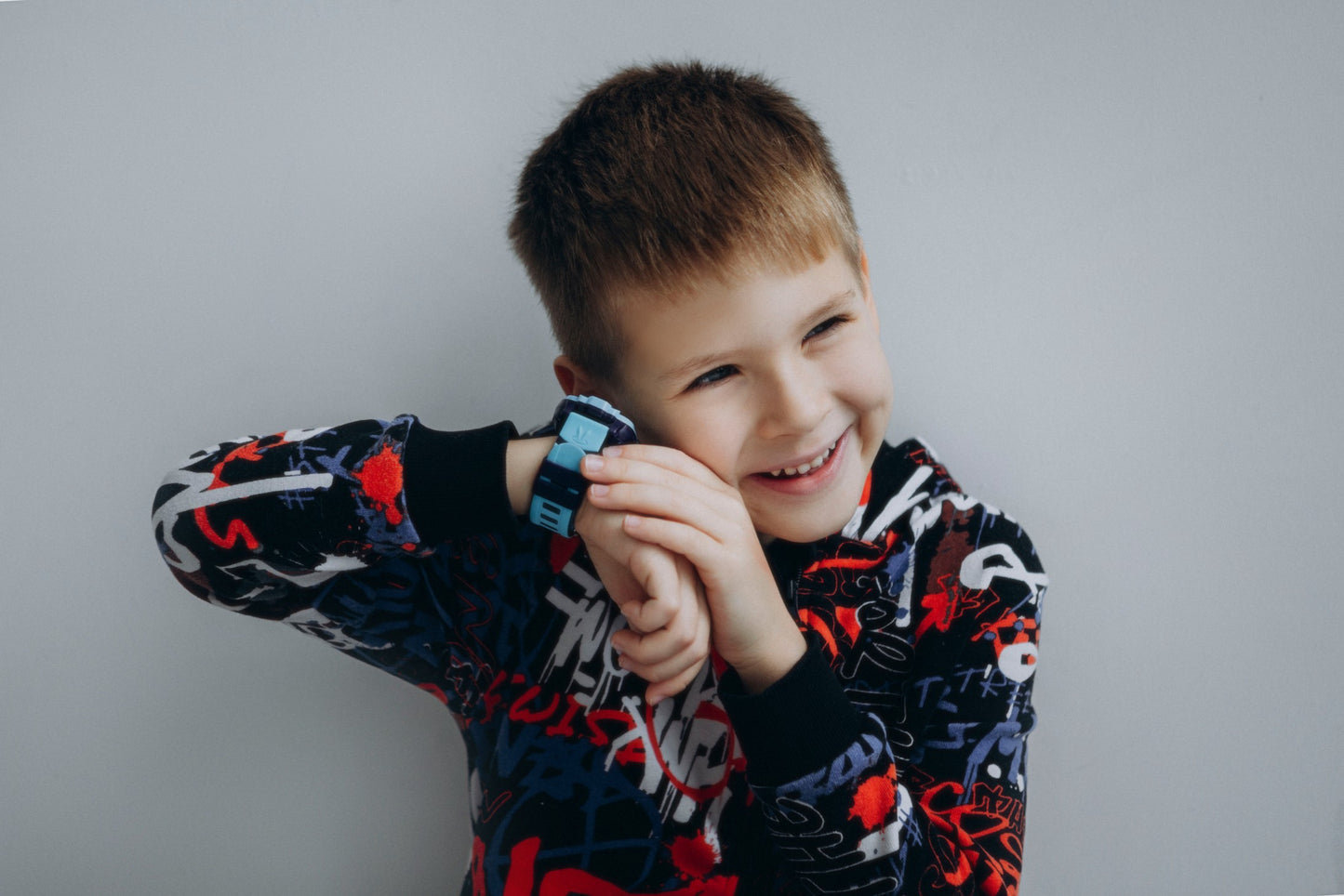 Smartwatch for kids 4G GPS with camera SOS Canyon Jondy KW-44 blue