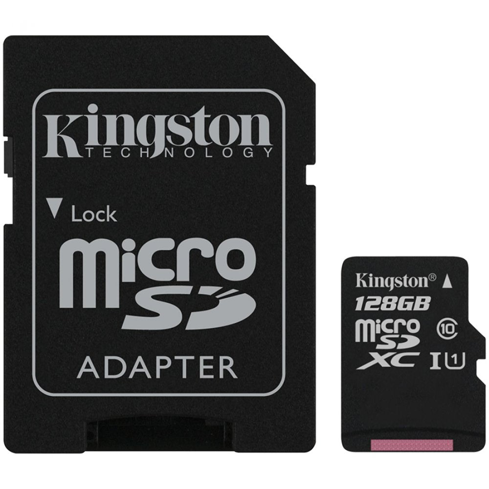 Kingston Canvas Select Plus microSDXC Karte 128 GB mit Adapter C10 A1
