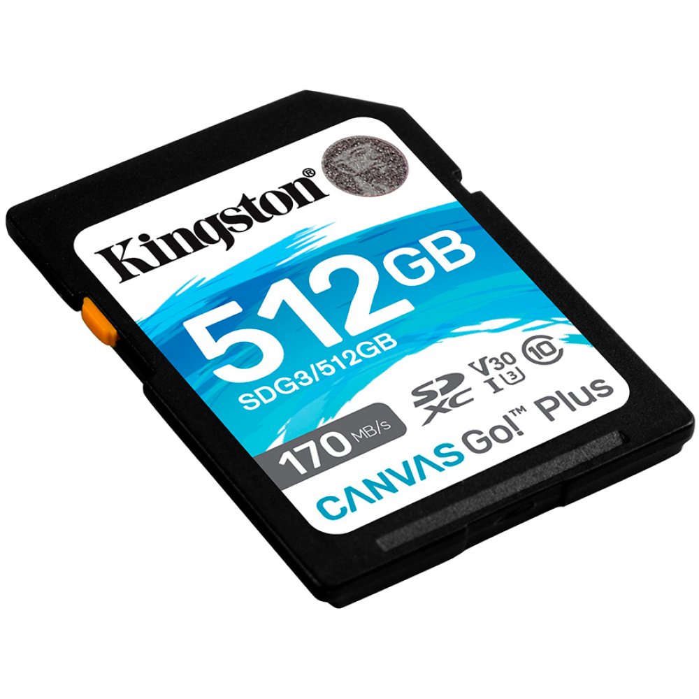 Kingston 512 GB SDXC Class 10 UHS-I U3 V30 Speicherkarte schwarz