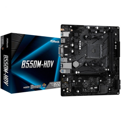 ASROCK B550M HDV Micro ATX AM4 DDR4 32 GB Hauptplatine