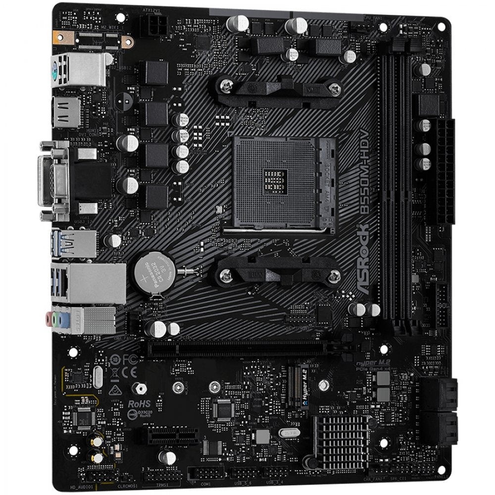 ASROCK B550M HDV Micro ATX AM4 DDR4 32 GB Hauptplatine