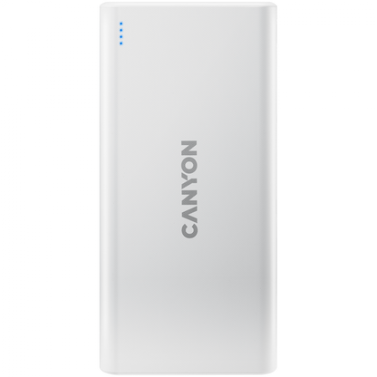 Powerbank 10000 mAh tragbar Canyon PB-106 weiß