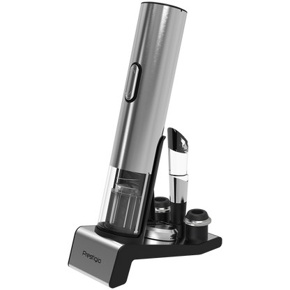PRESTIGIO Garda Electric Wine Corkscrew, Silver