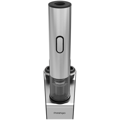 PRESTIGIO Garda Electric Wine Corkscrew, Silver