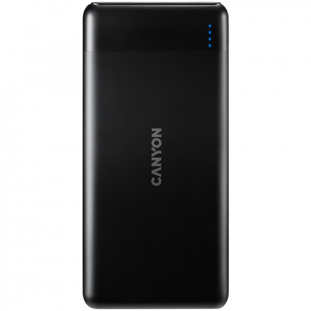Powerbank 10000 mAh QC 3.0 Canyon PB 107 schwarz