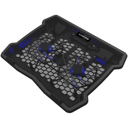 Canyon NS03 Kühler mit 2 USB-Lüftern LED schwarz