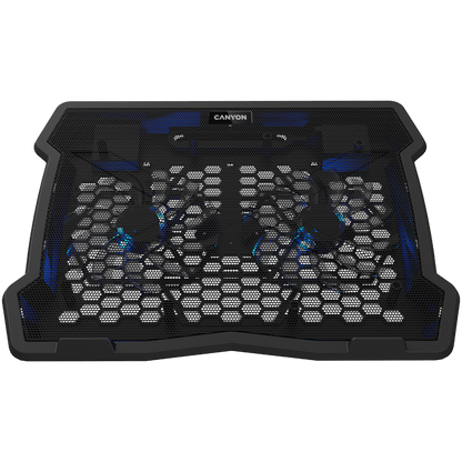 Canyon NS03 Kühler mit 2 USB-Lüftern LED schwarz