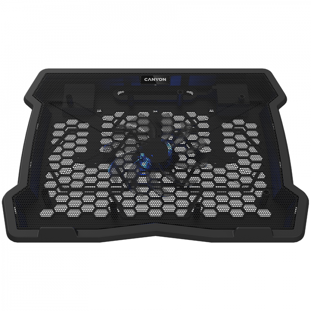Podstawka chłodząca z wentylatorem 2USB LED Canyon NS02 czarna