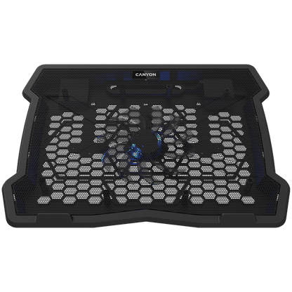 Podstawka chłodząca z wentylatorem 2USB LED Canyon NS02 czarna