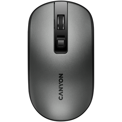 Kabellose, wiederaufladbare ergonomische Maus Canyon MW-18 Dunkelgrau