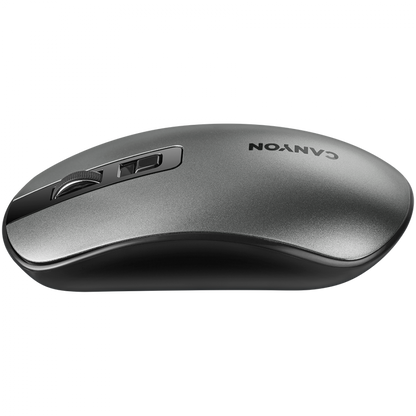 Kabellose, wiederaufladbare ergonomische Maus Canyon MW-18 Dunkelgrau