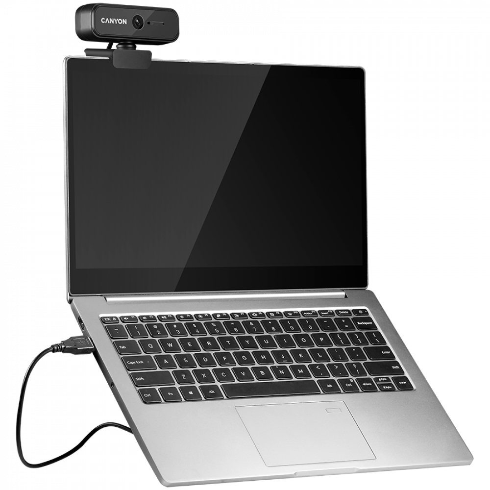 Full HD 1080p Webcam Canyon C2N black