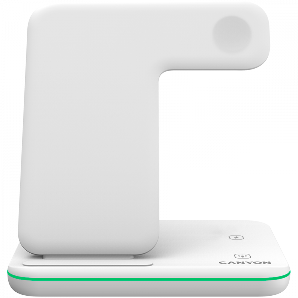 Canyon WS-303 15W 3-in-1 Wireless Charger, white