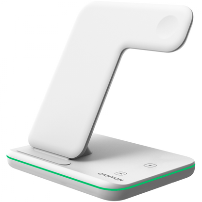 Canyon WS-303 15W 3-in-1 Wireless Charger, white
